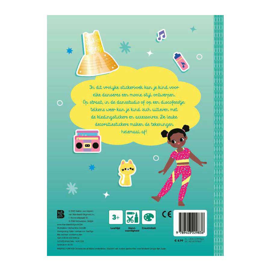 Stickerboek Fashionistas Junior Danseressen - 125 Stickers