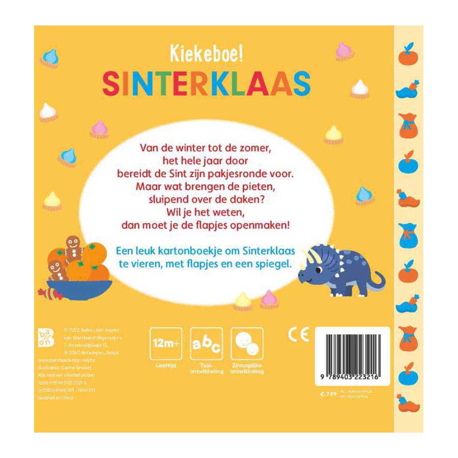 Kiekeboeboek met spiegeltje Sinterklaas - 12m+
