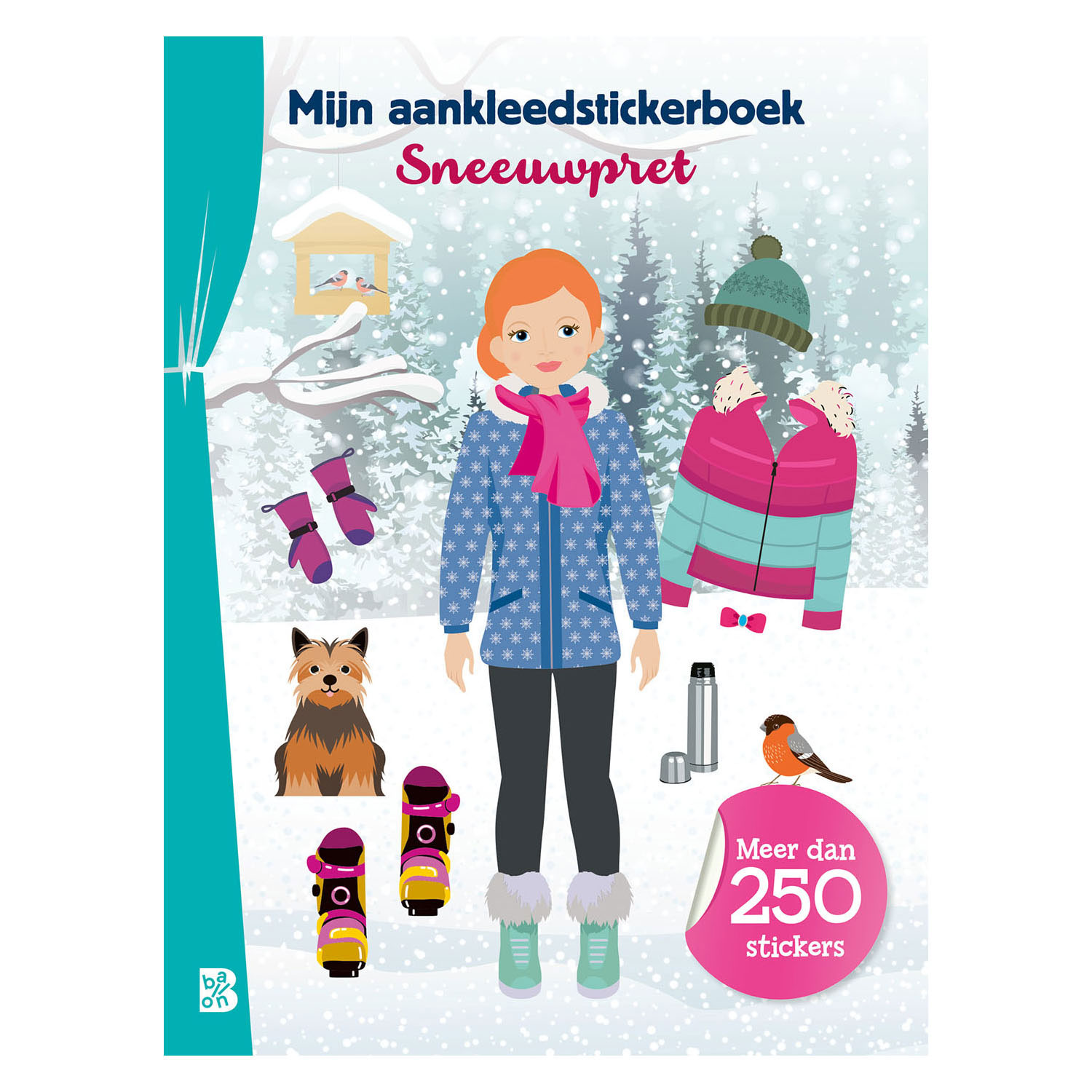Mein Ankleide-Stickerbuch – Schneespaß