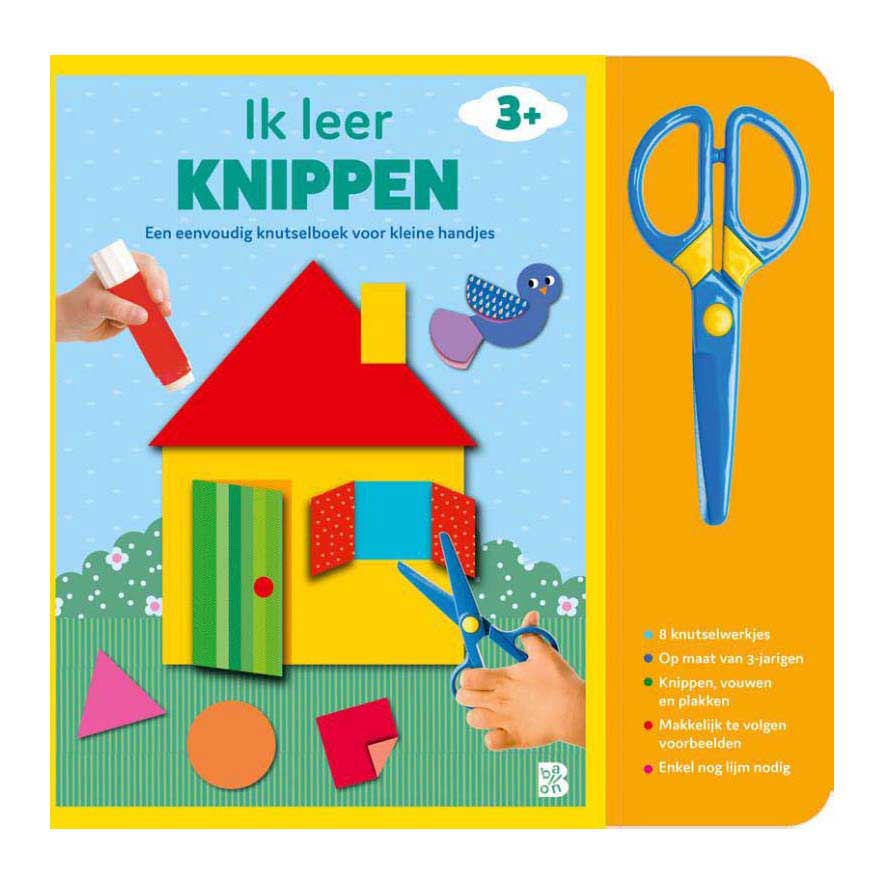 Ich lerne schneiden - Haus mit Schere