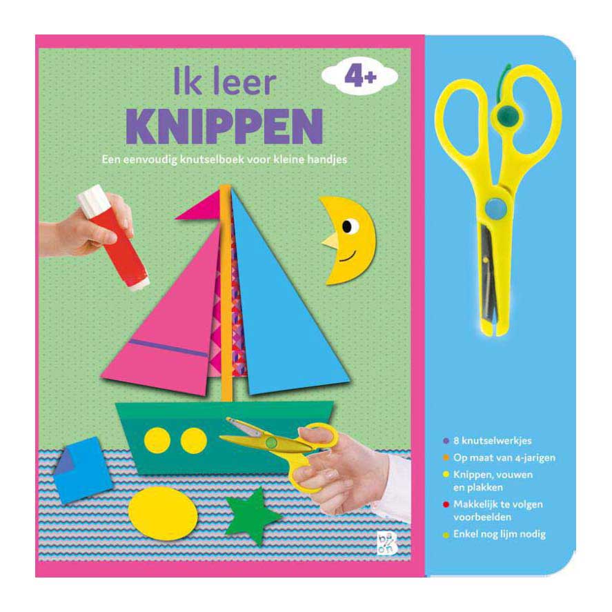 Ich lerne zu schneiden - Boot mit Schere