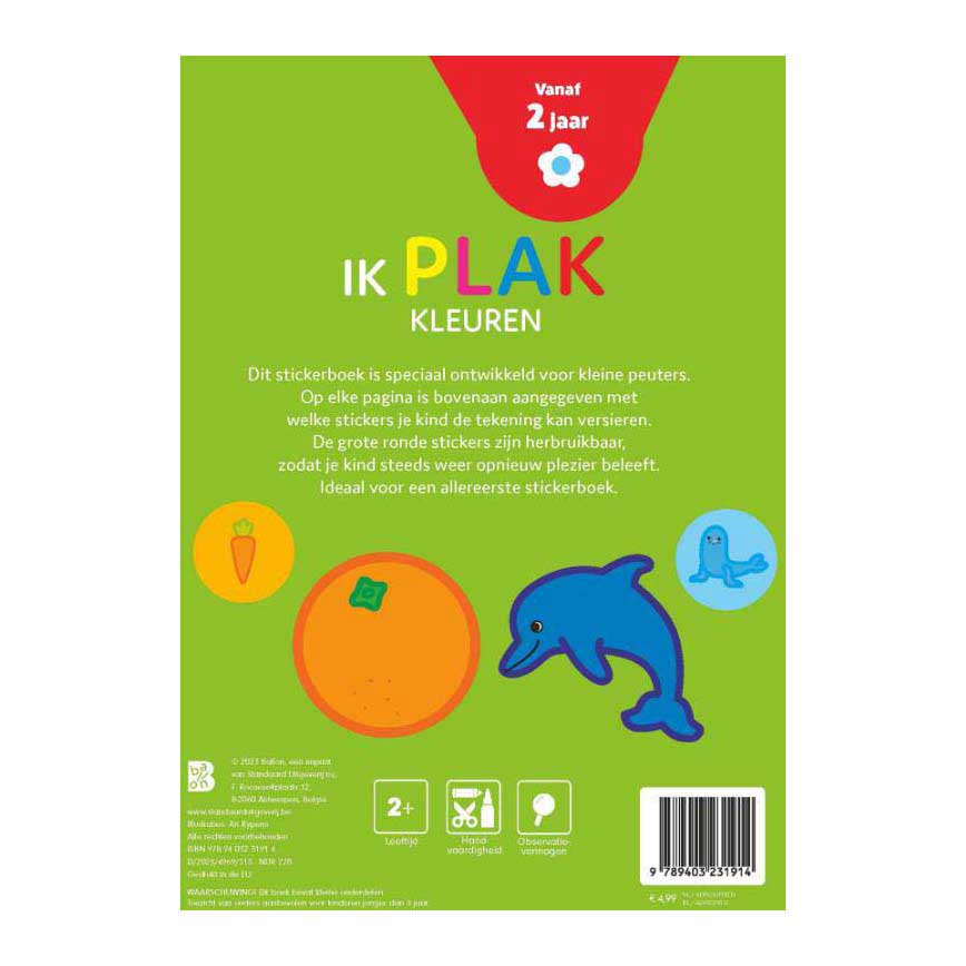 Ik plak - Kleuren