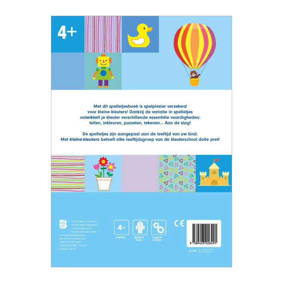 Kleine kleuters Spelletjesboek 4+