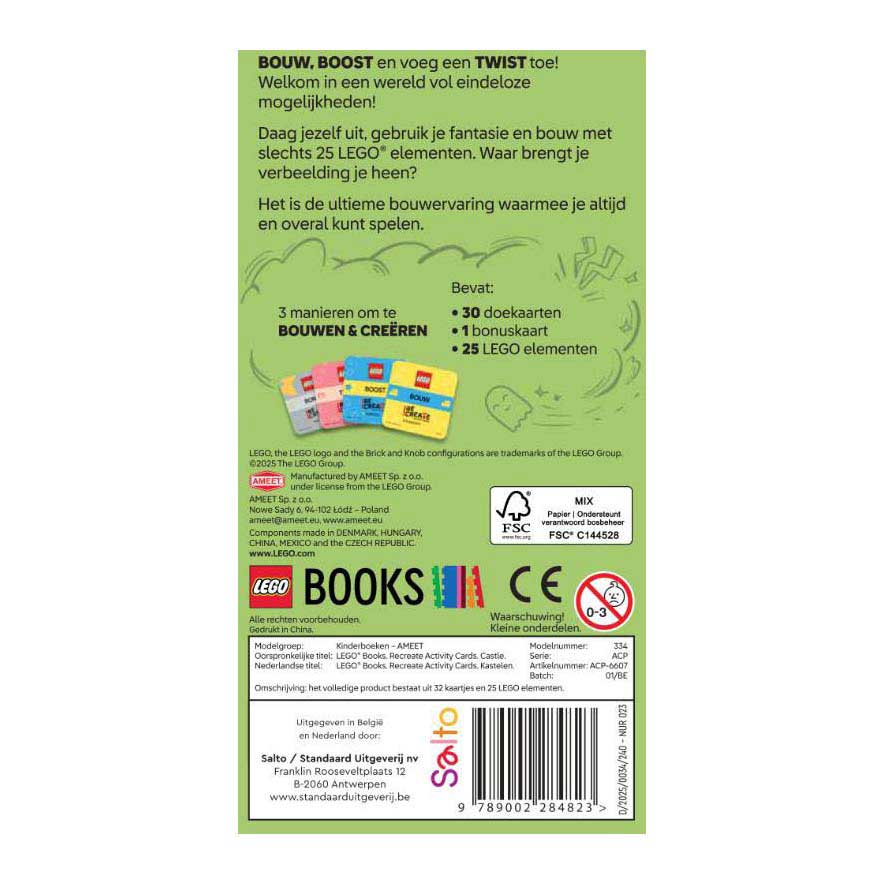 Lego ReCreate Activity Cards Kastelen