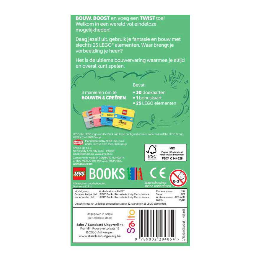 Lego ReCreate Activity Cards Natuur