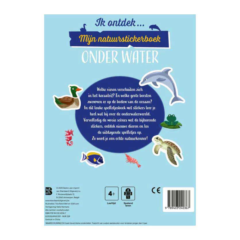 Mijn Natuurstickerboek - Onder Water