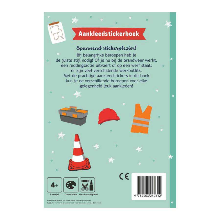 Mini Aankleedstickerboek - Beroepen