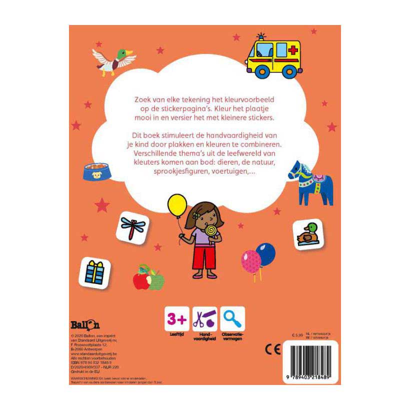 Plak en Kleur Peutertuin Koala 2+