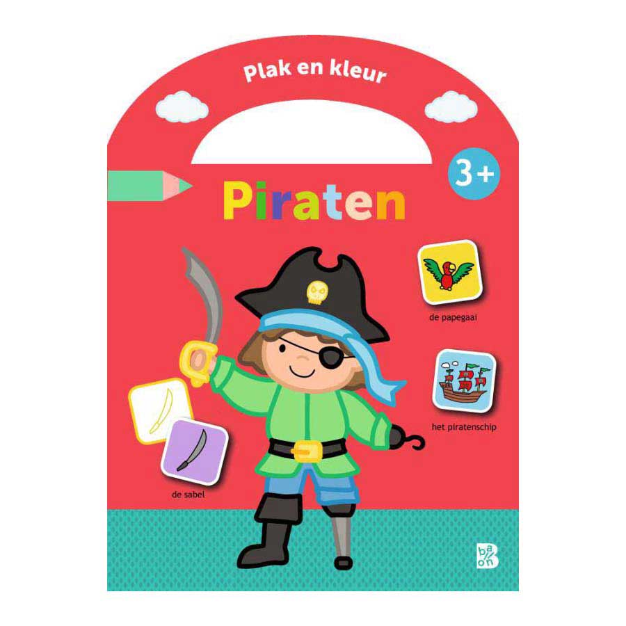 Étui à autocollants Stick and Color Pirates 3+