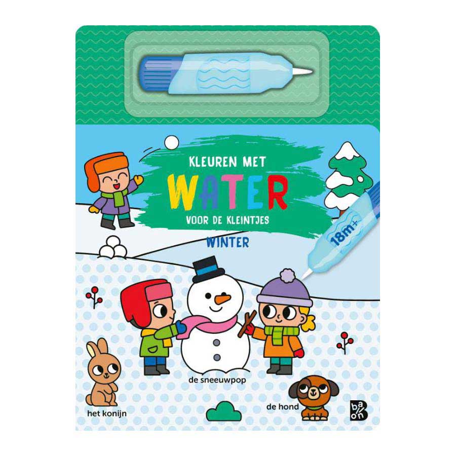 Kleuren met Water Voor de Kleintjes Winter 18m+