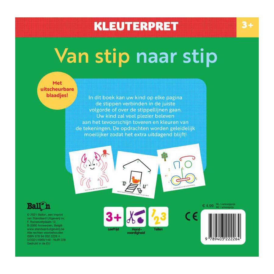 Kleuterpret Van Stip Naar Stip 3+