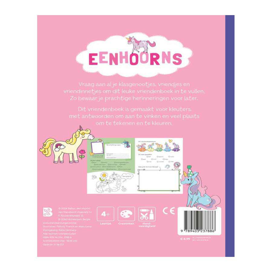 Mijn Eerste Vriendenboek - Eenhoorns
