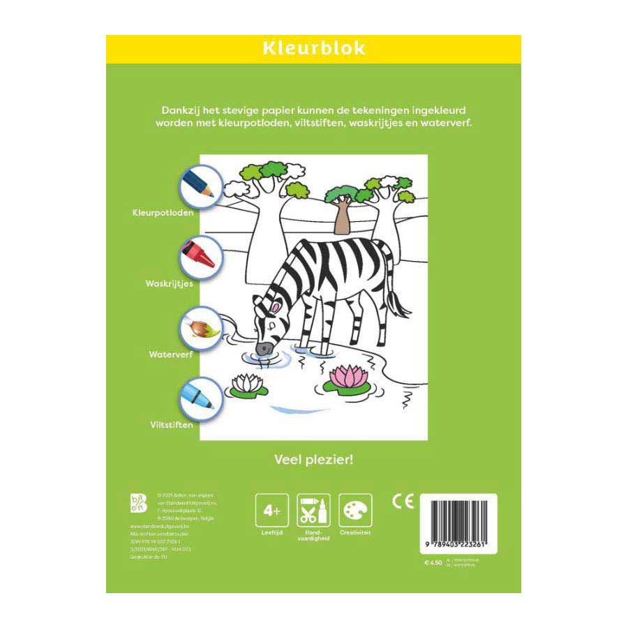 Kleurblok Natuur 4+