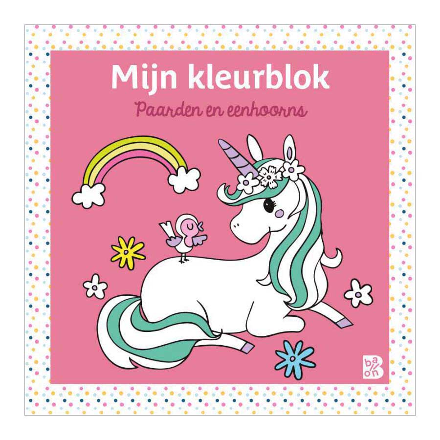 Mein Farbblock – Pferde und Einhörner