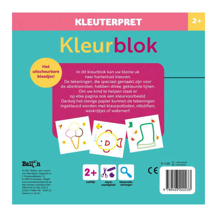 Kleurblok Kuiken 2+
