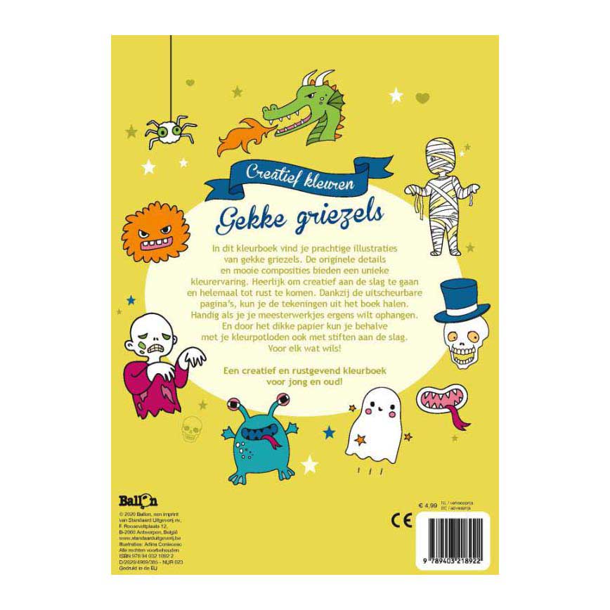 Kleurboek Gekke griezels