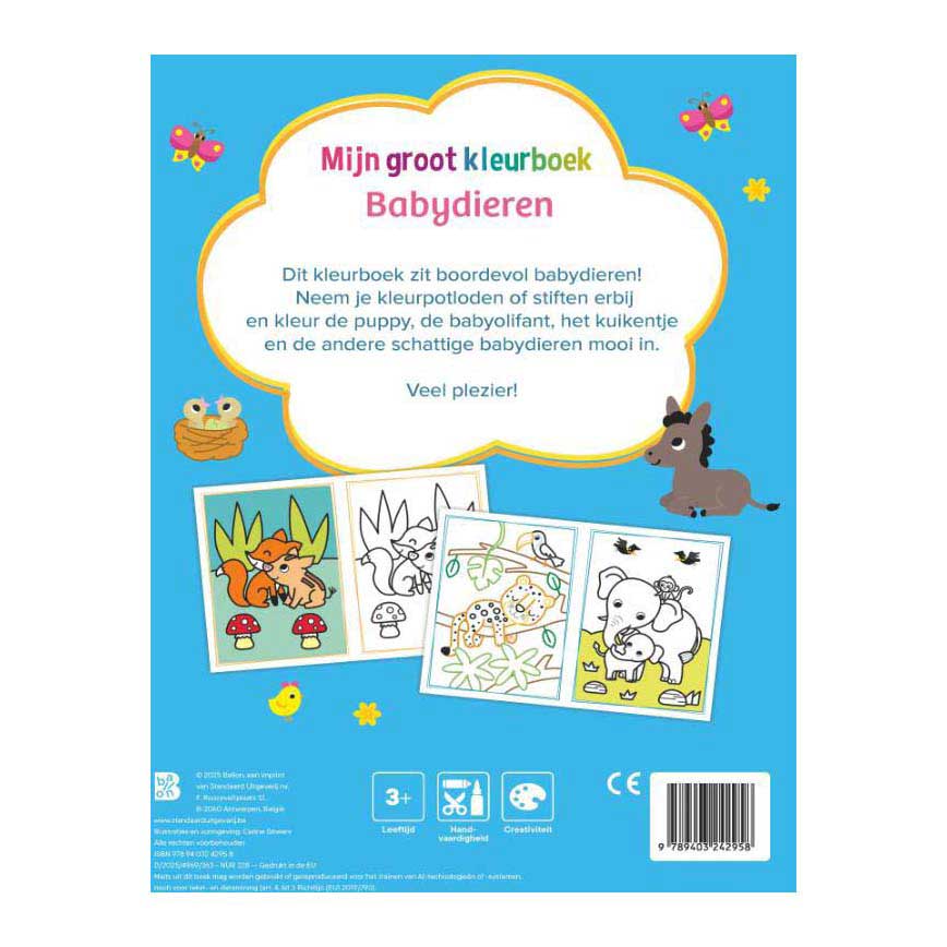 Mijn Groot Kleurboek - Babydieren