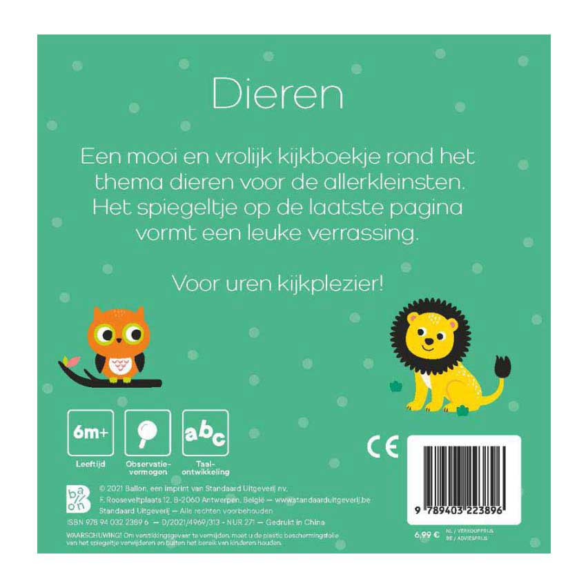 Kijkboekje Met Spiegeltje - Tsjilp, tsjilp! Dieren