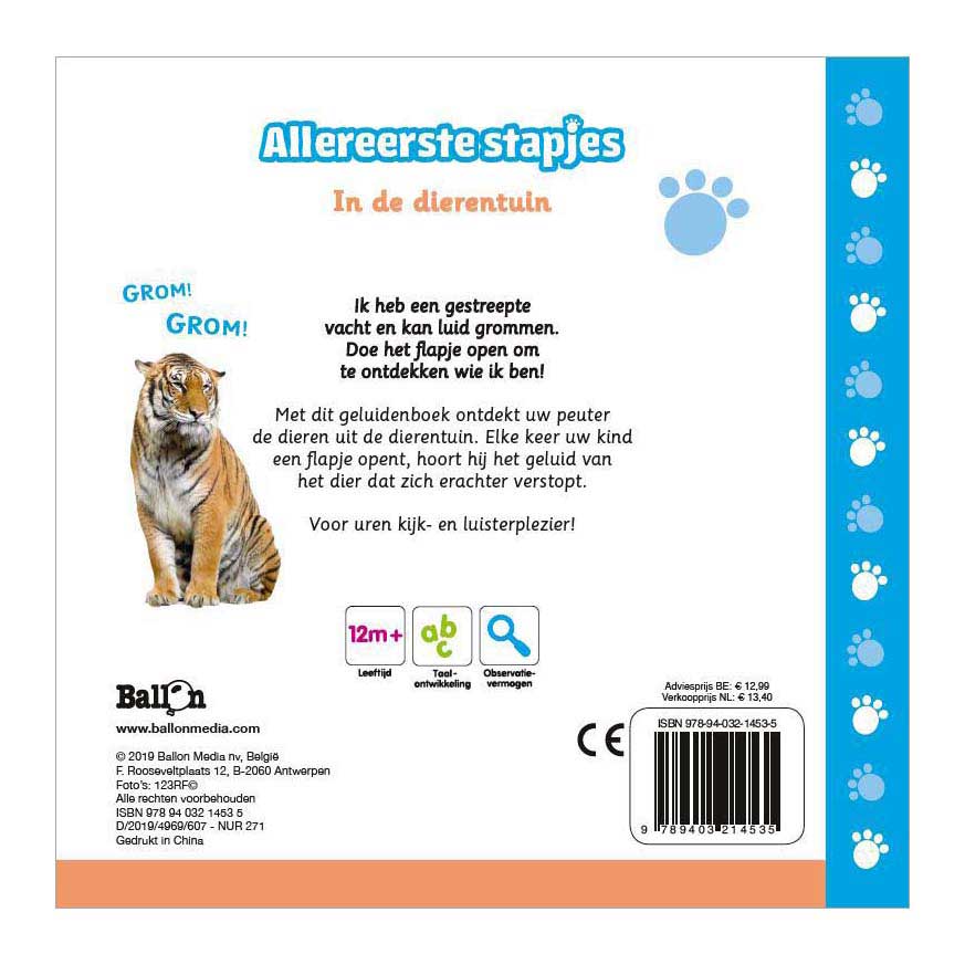 Geluidenboek - In de Dierentuin