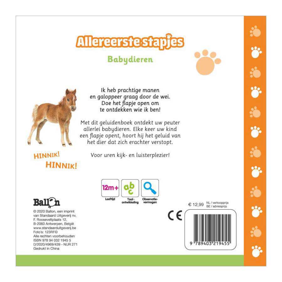 Geluidenboek - Babydieren