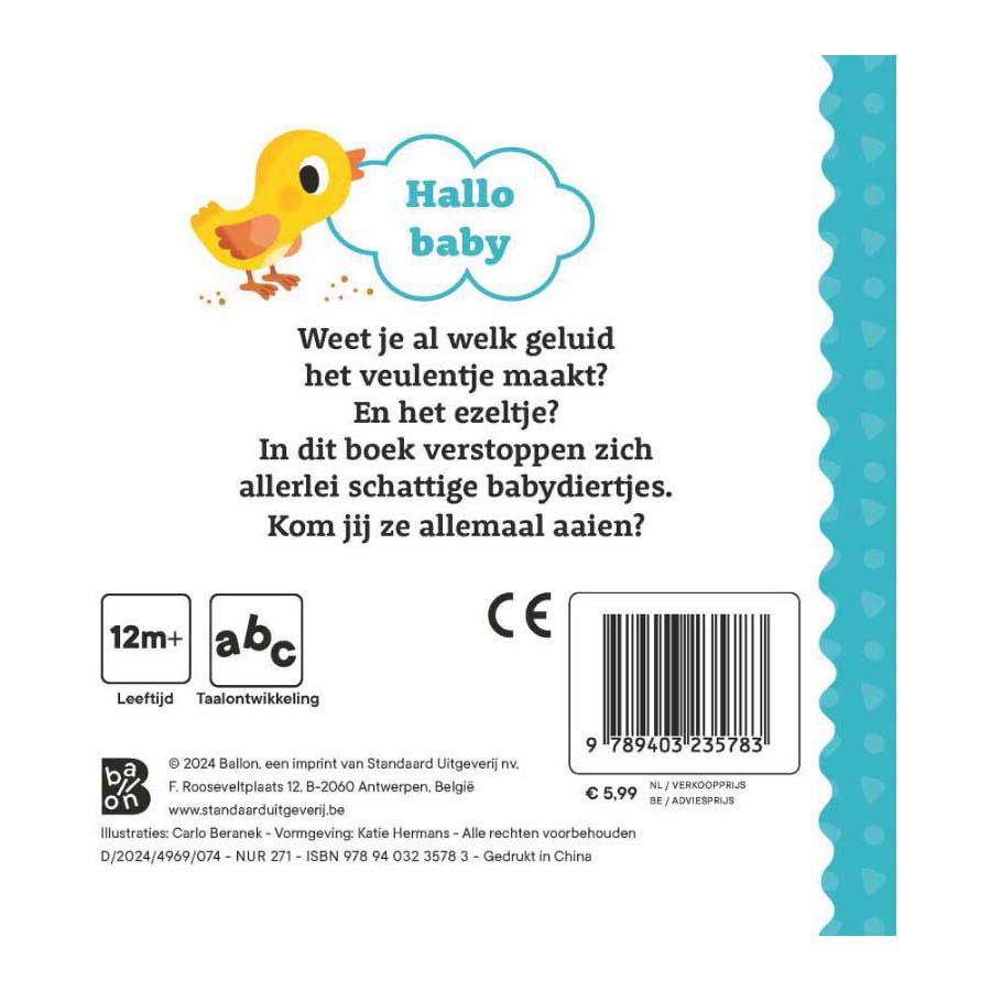 Hallo Baby - Boerderijdieren