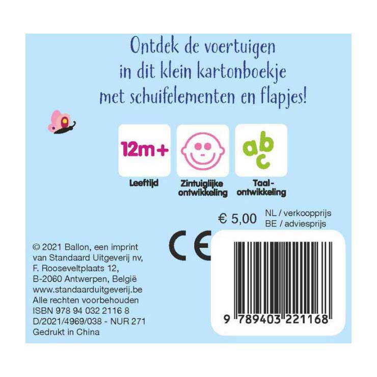 Mijn Klein Schuifboekje - Voertuigen 12m+