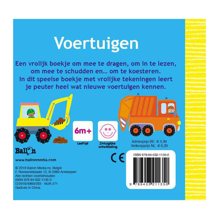 Mijn Rammelaarboekje - Voertuigen 6m+