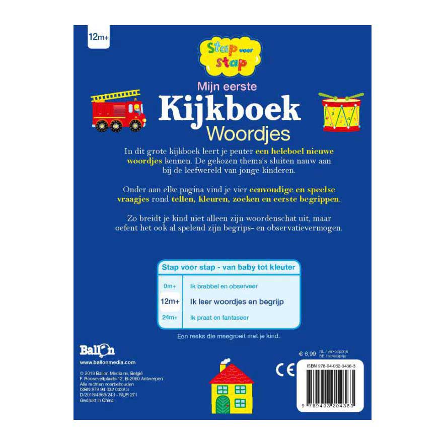 Mijn Eerste Kijkboek - Woordjes 12m+