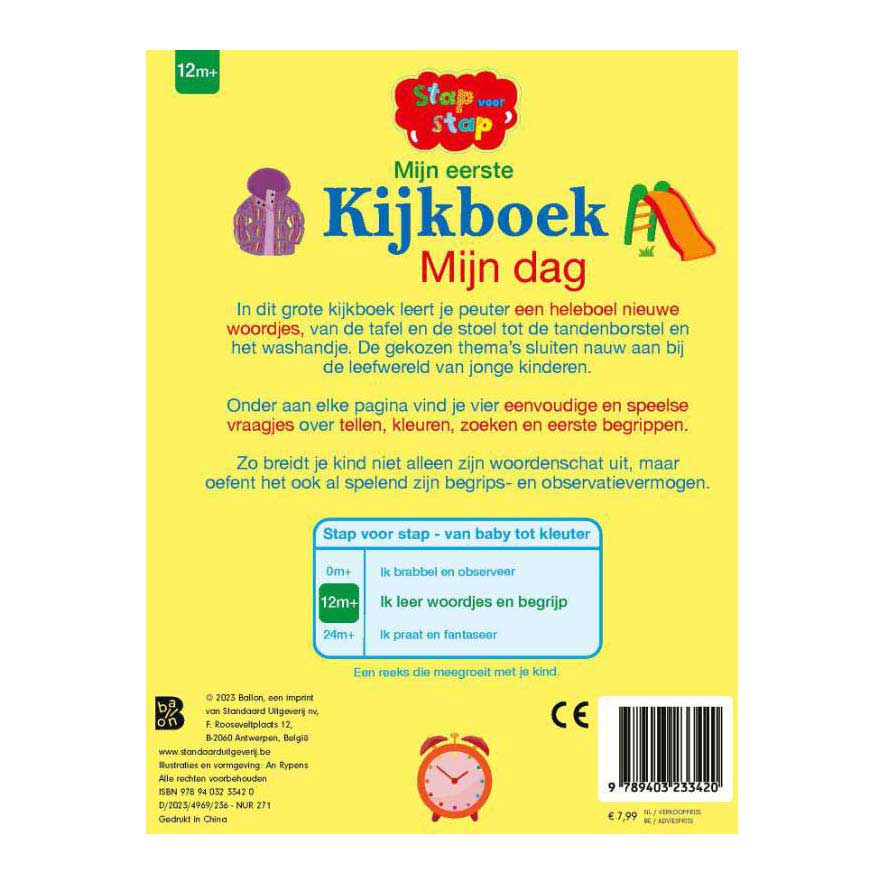 Mijn Eerste Kijkboek - Mijn Dag 12m+