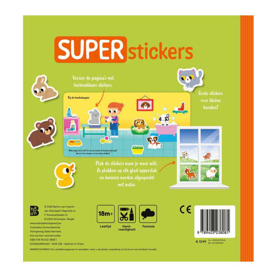Superstickers - Babydieren 18m+