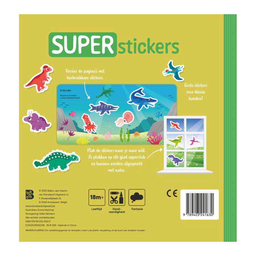 Superstickers - Dino's 18m+