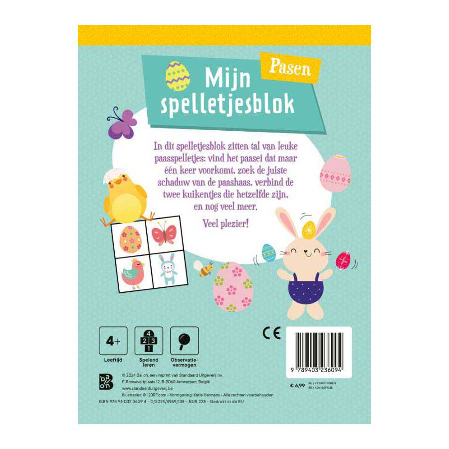 Mon jeu Block Pâques 4+