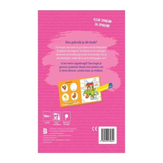 Kleuren met Water Voor de Kleintjes - Pasen 18m+