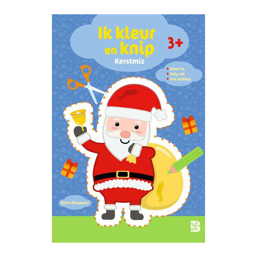 Ik Kleur en Knip - Kerstmis 3+