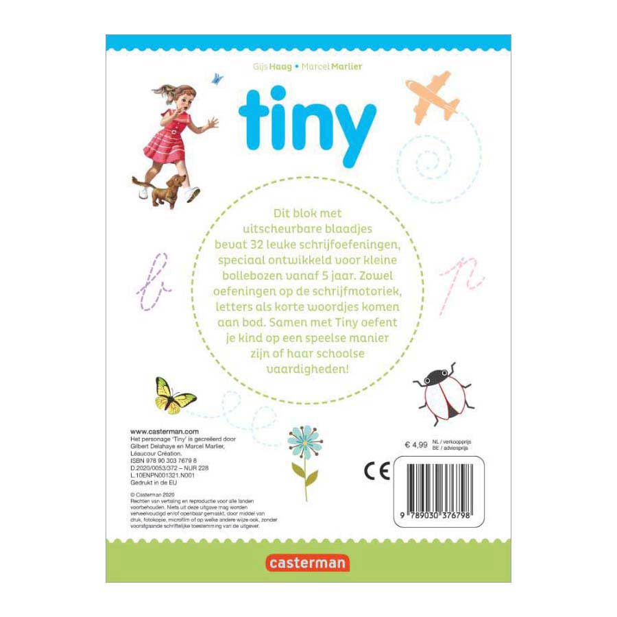 Tiny Oefenblok - Ik leer schrijven 5+