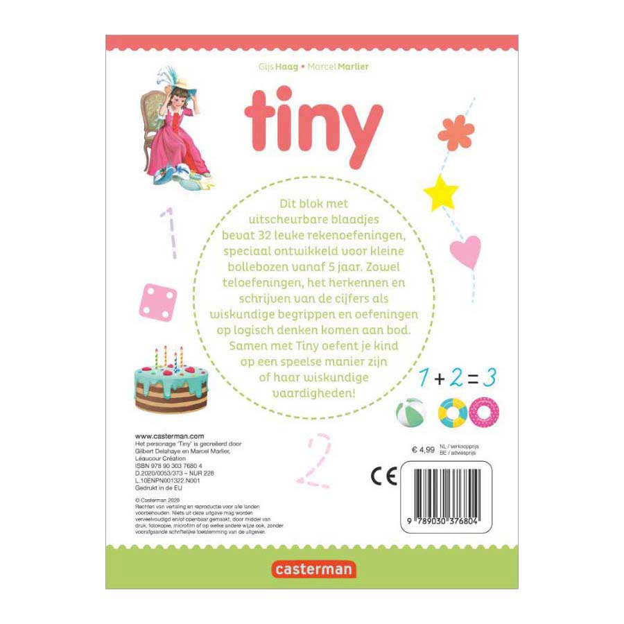 Tiny oefenblok - Ik leer rekenen 5+