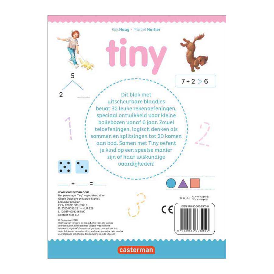 Tiny Oefenblok - Ik leer rekenen 6+