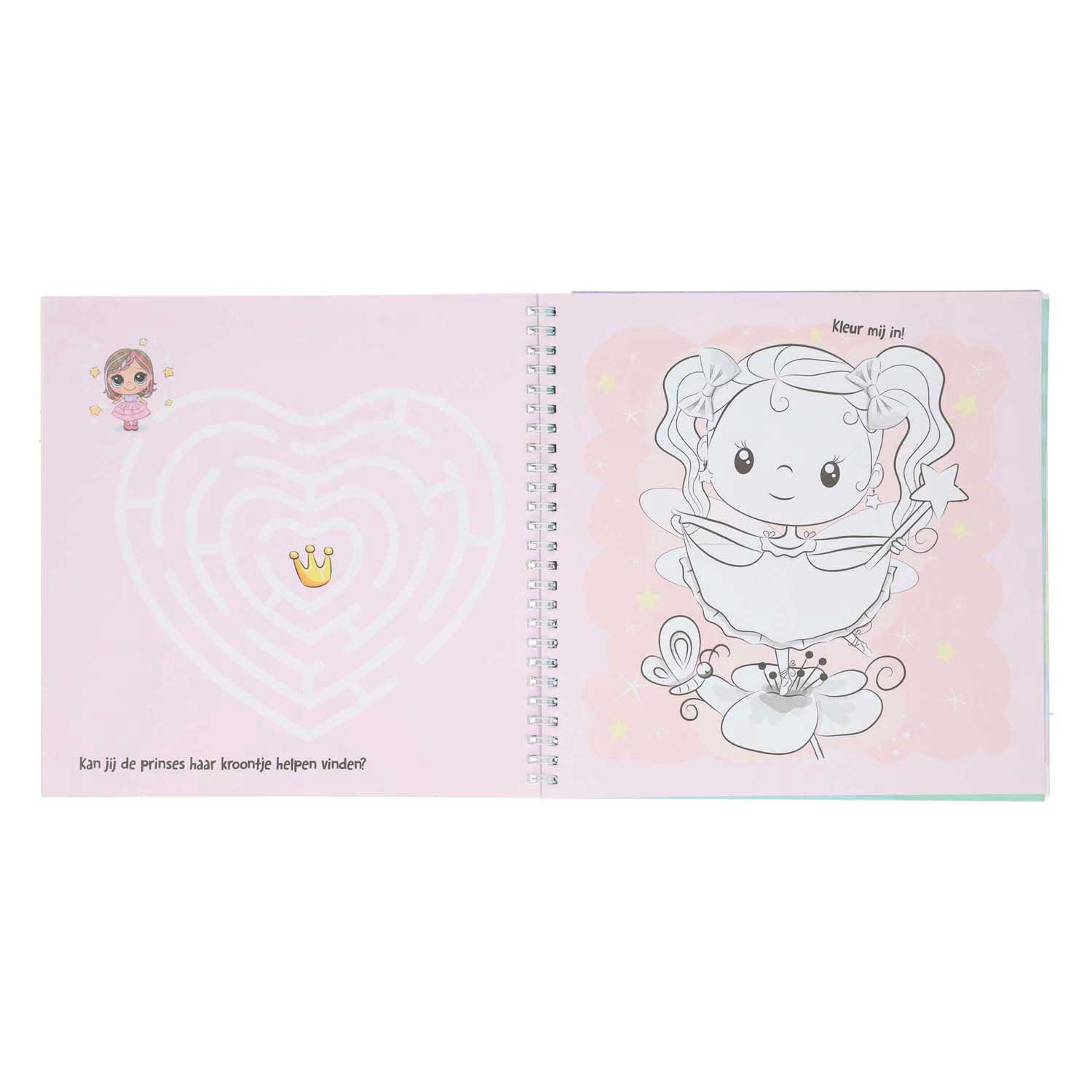 Sticker- en Sjablonenboek Ik hou van Prinsessen