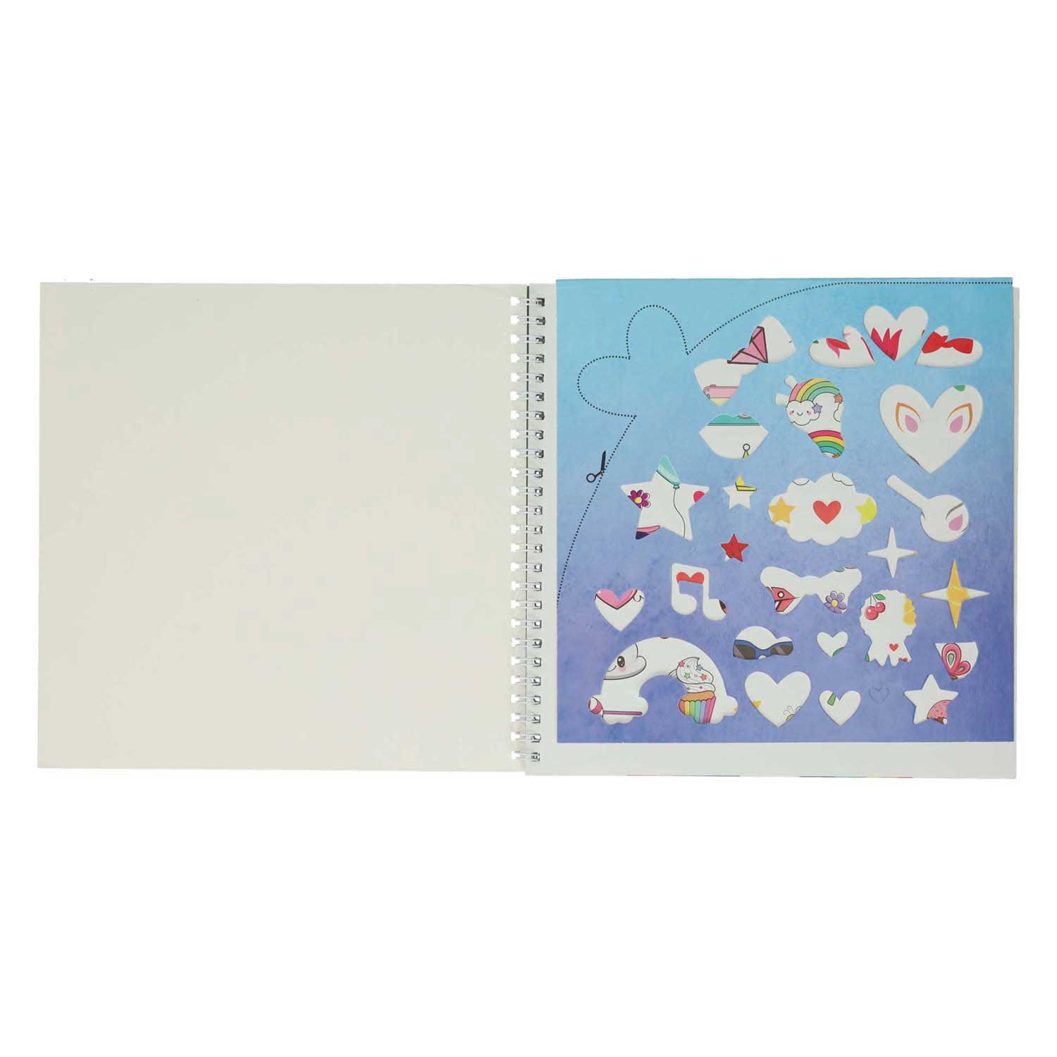 Sticker- en Sjablonenboek Ik hou van Dieren