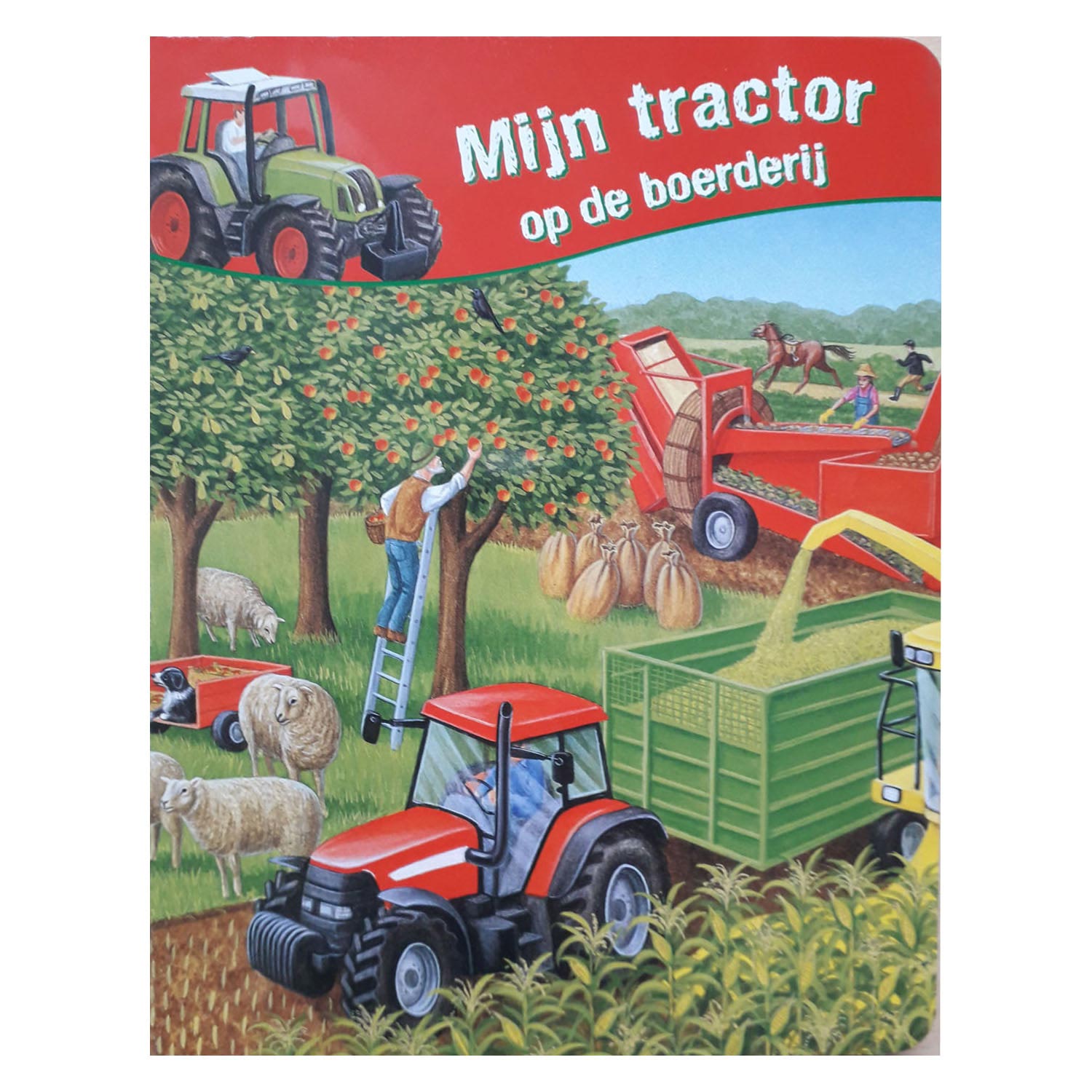 Kartonboek Mijn Tractor op de Boerderij
