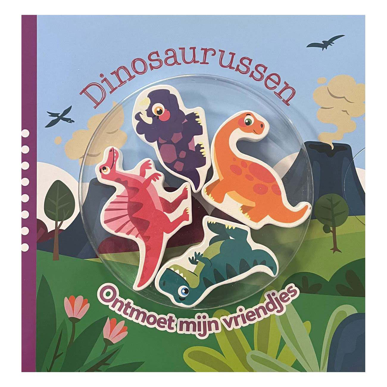 Kartonboek Ontmoet mijn Vriendjes Dino's