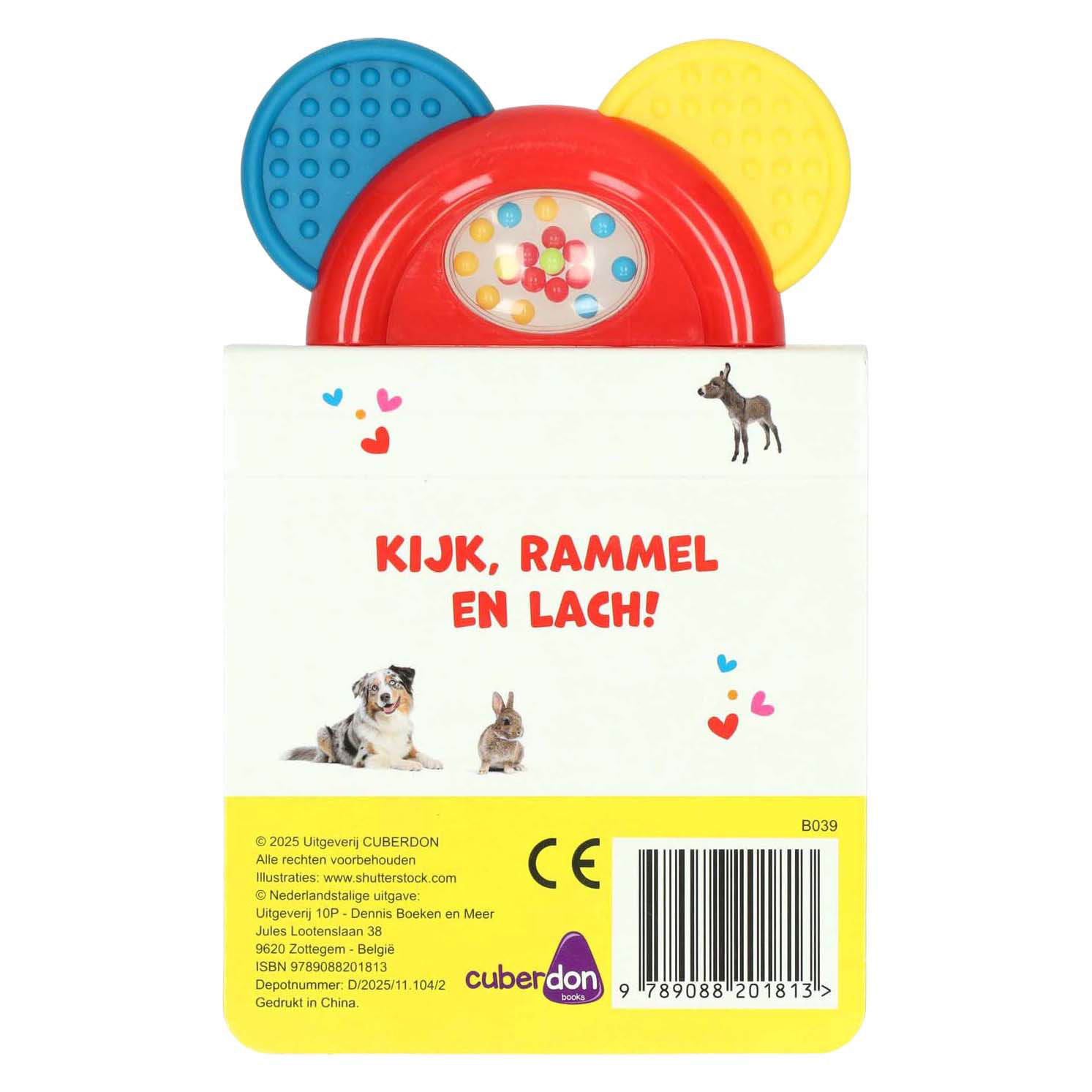 Rassel- und Beißbuch: Wer bin ich? – Tierbabys