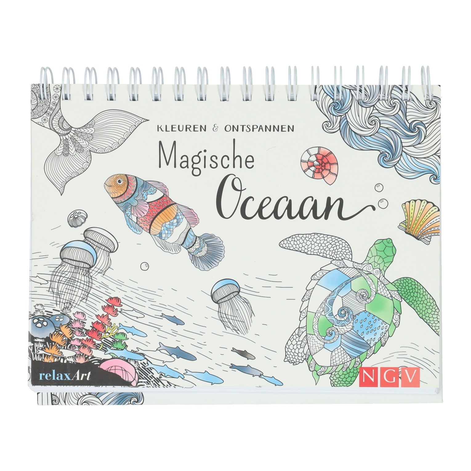 Magische Oceaan kleuren en ontspannen - Kleurboek