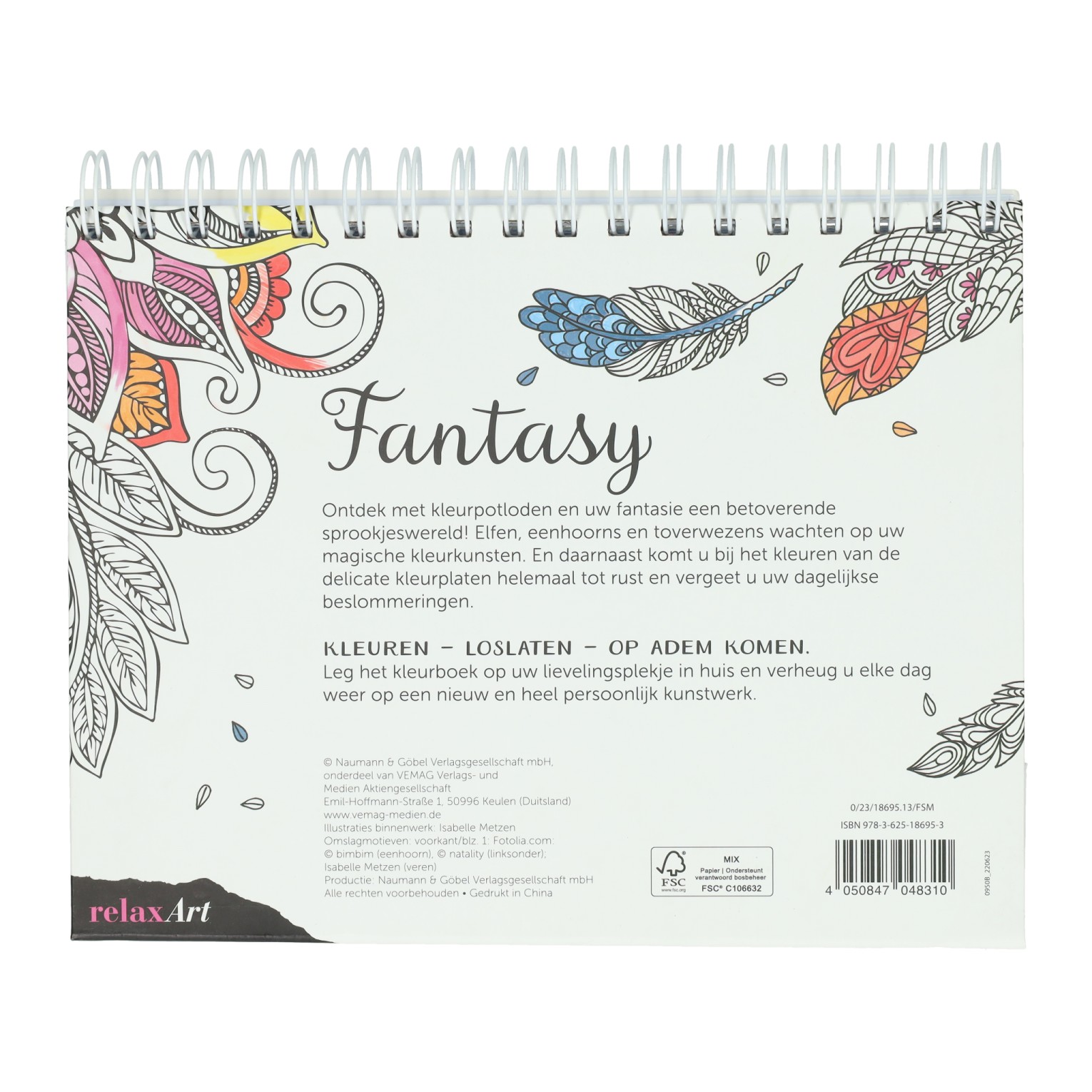 Fantasy kleuren en ontspannen - Kleurboek