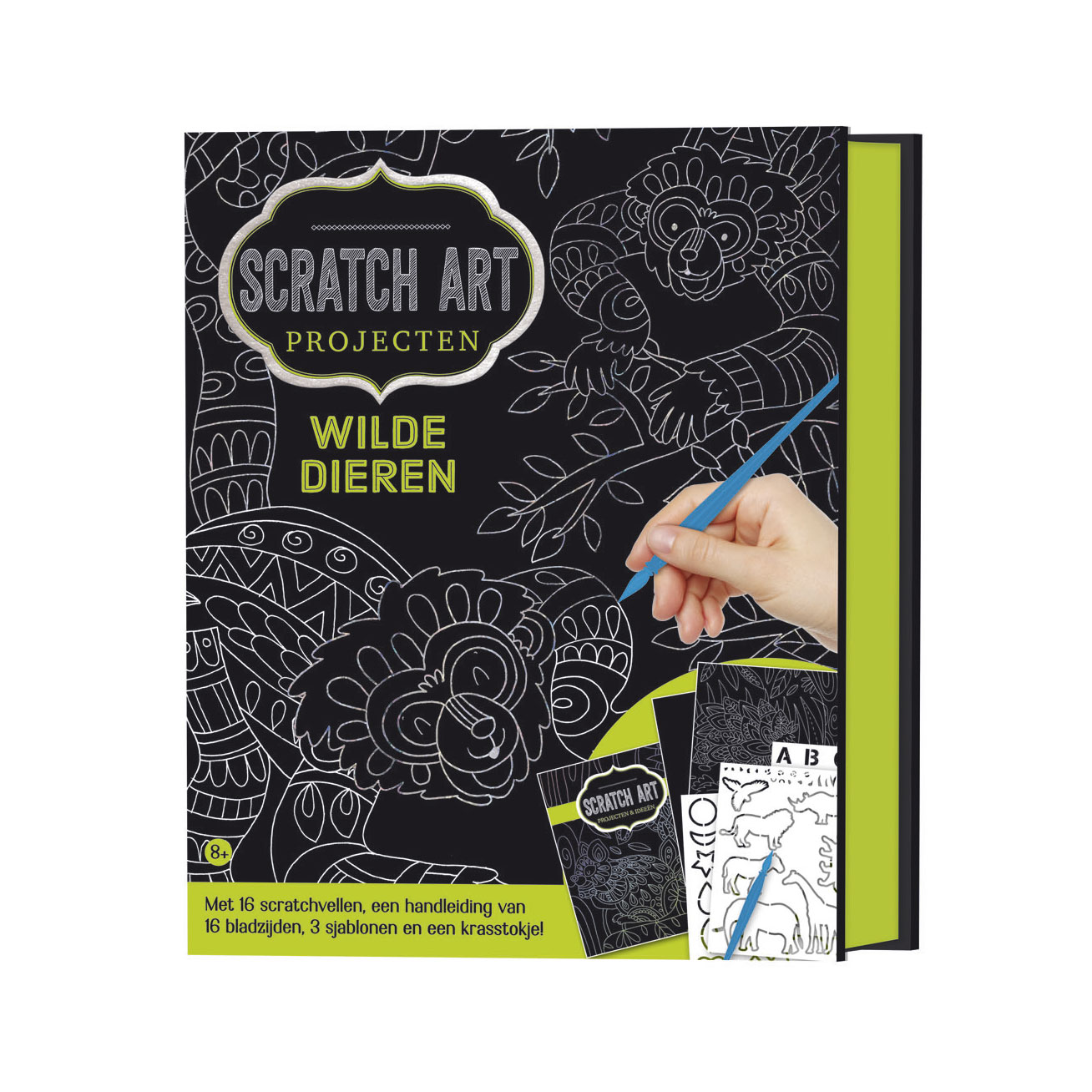 Scratch Art Projecten - Wilde Dieren