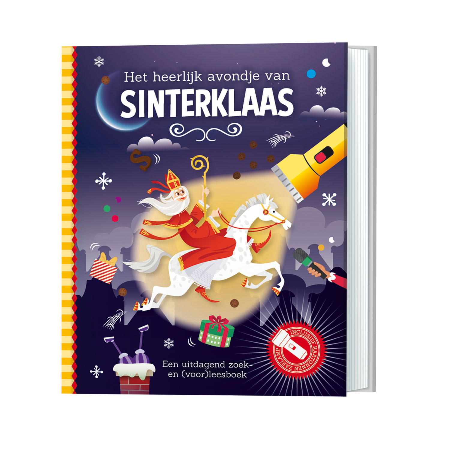 Het heerlijk avondje van Sinterklaas + kartonnen zaklamp