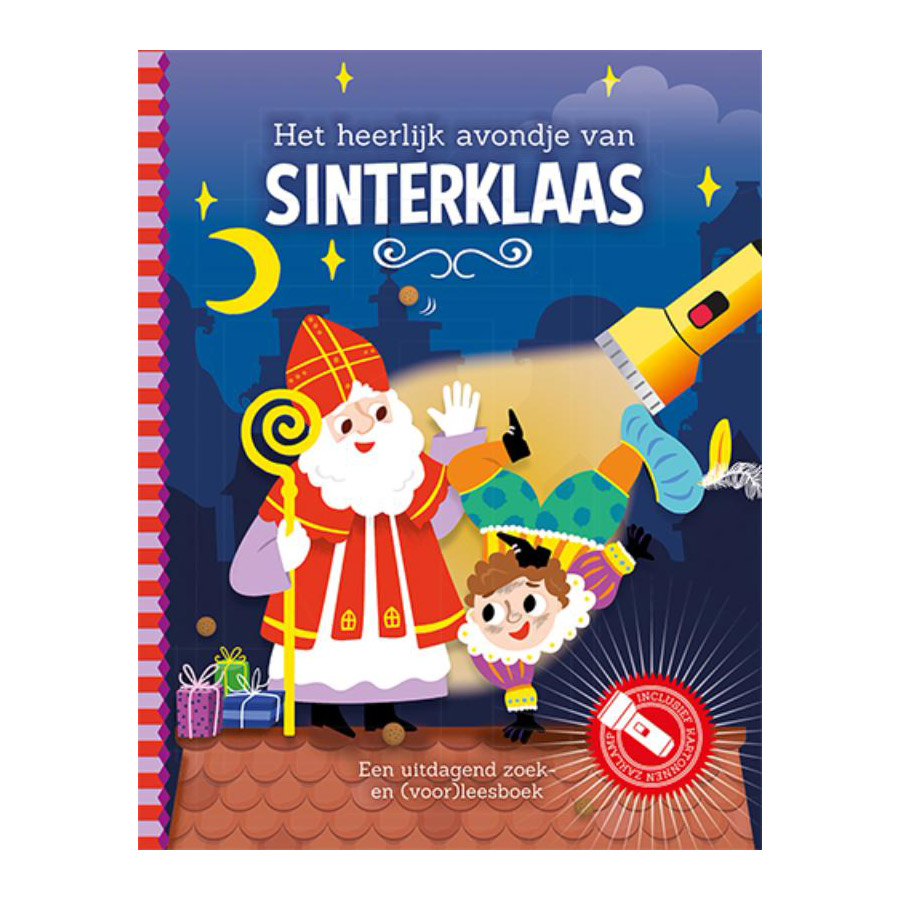 Het heerlijk avondje van Sinterklaas + kartonnen zaklamp