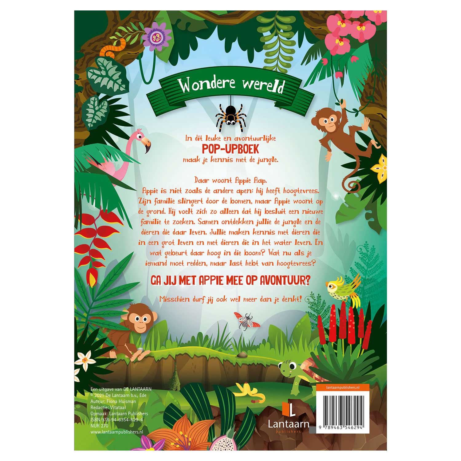 Wondere Wereld Pop-up Boek - Avontuur in de jungle