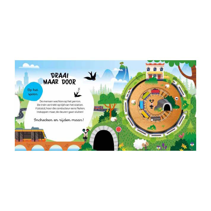 Draai Maar Door - Voertuigen & Machines Kartonboek