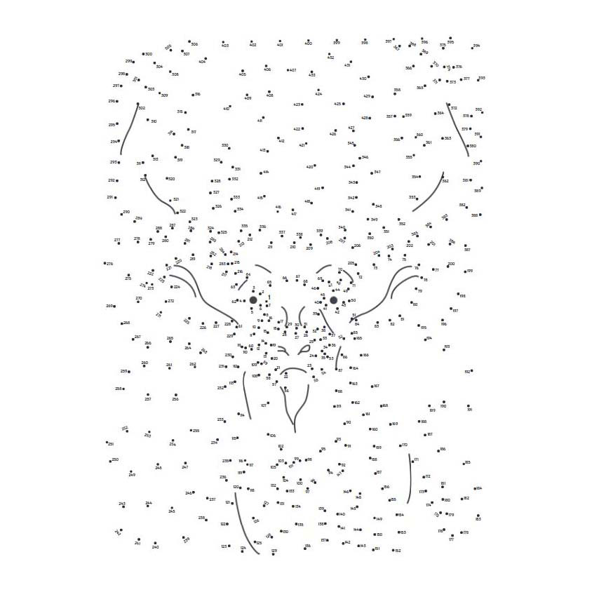Point à point extrême - Animaux de la forêt